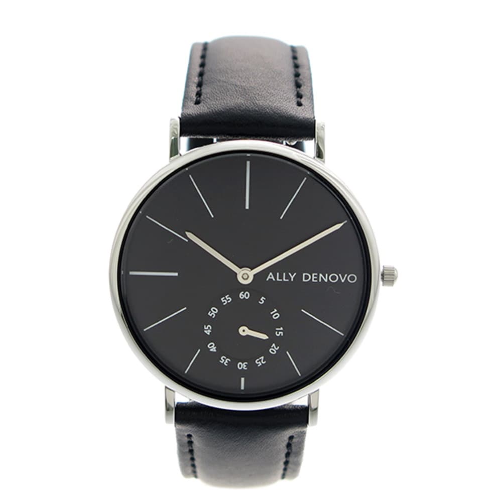 アリーデノヴォ メンズ & レディース 腕時計/ALLY DENOVO HERITAGE SMALL 腕時計 ブラック 送料無料/込 母の日ギフト