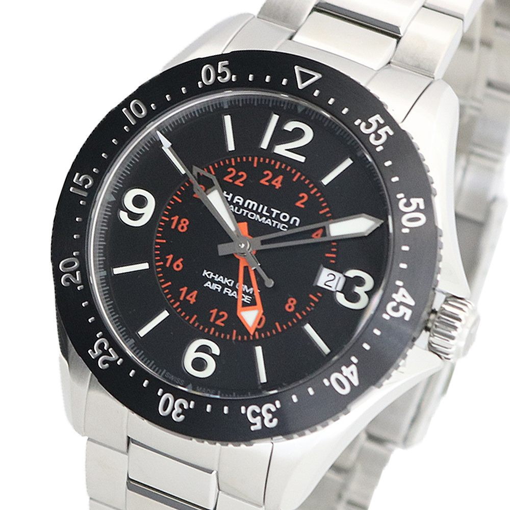 ハミルトン メンズ 腕時計替えベルトセット 腕時計用替えバンドセット/HAMILTON カーキ パイロットGMT KHAKI PILOT GMT 自動巻き 機械式