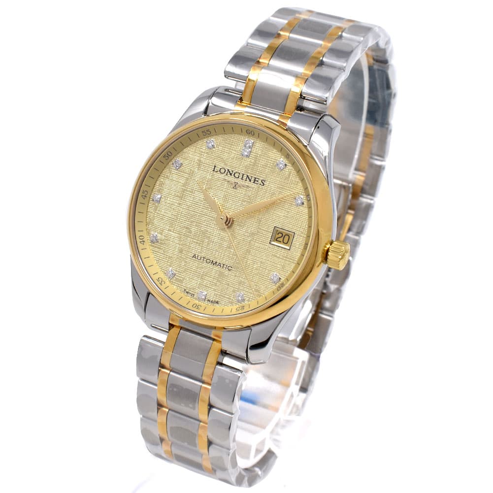 ロンジン メンズ 腕時計/LONGINES マスターコレクション ダイヤモンド 自動巻き オートマチック 腕時計 送料無料/込 母の日ギフト