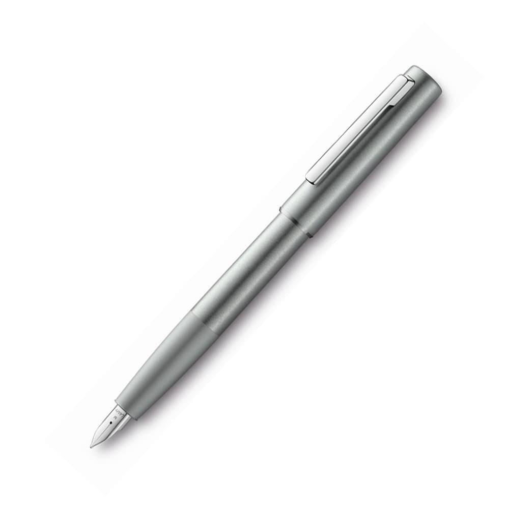 ラミー 万年筆極細字/LAMY アイオン AION シンプル ミニマル クラシック 万年筆 オリーブシルバー 送料無料/込 卒業祝入学祝プレゼント