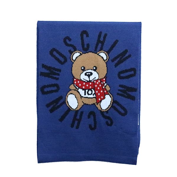 モスキーノ(MOSCHINO)のレディースマフラーです。モスキーノ(MOSCHINO)は1983年に創立したイタリアのファッションブランドです。衣料品を中心に香水、アクセサリーなども発表しています｡ユ