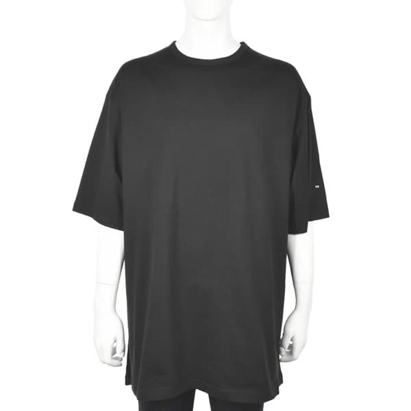 ワイスリー メンズ Tシャツ カットソーSサイズ/Y-3 BOXY TEE 半袖 クルーネック ロゴ Tシャツ カットソー ブラック系 送料無料/込 卒業祝